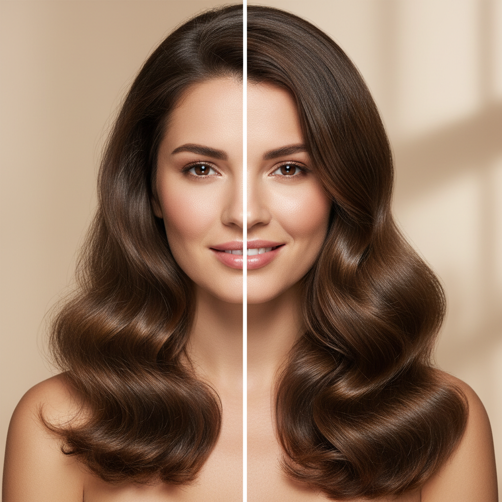 Avant/Après cheveux lifestyle